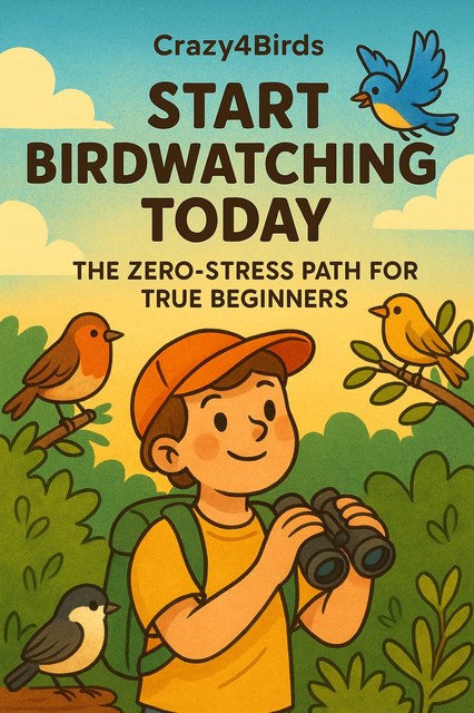 Birdwatching beginner guide eBook cover