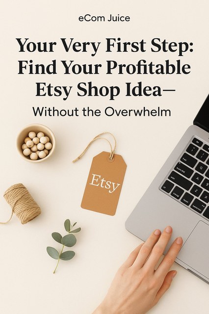 Etsy shop guide eBook cover